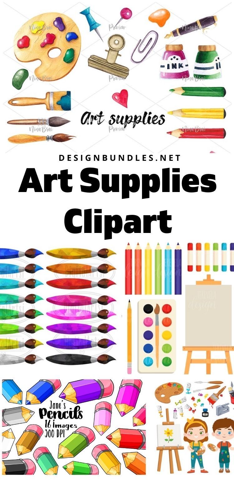Art Supplies Clipart