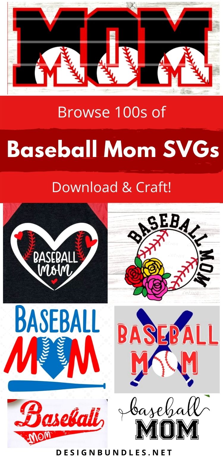 Baseball Mom SVGs