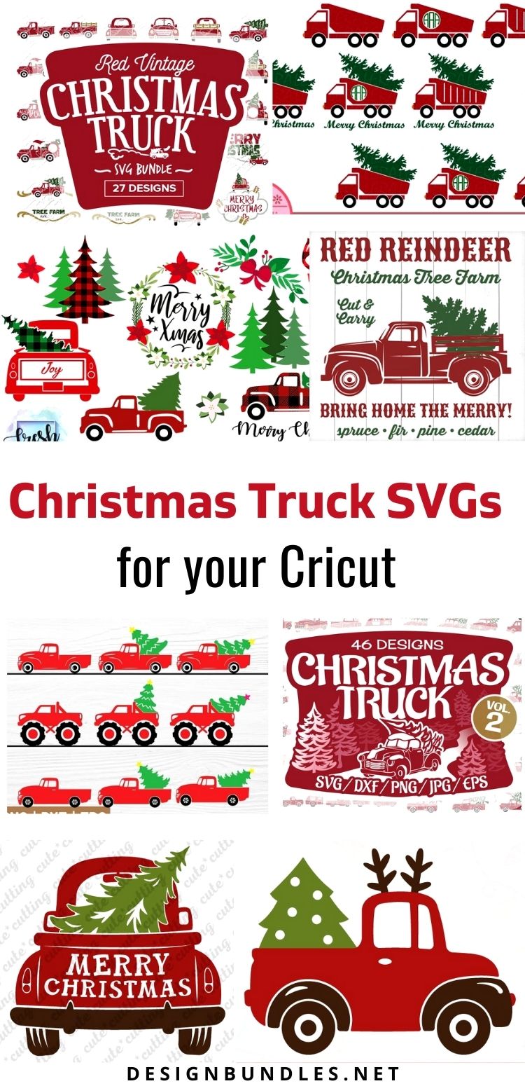 Christmas Truck SVGs