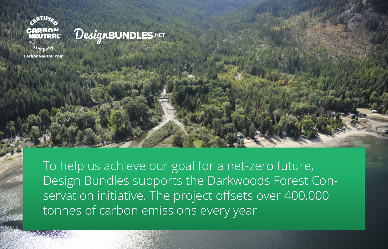 Design Bundles Carbon Neutral - Darkwoods Forest Conservation, Canada