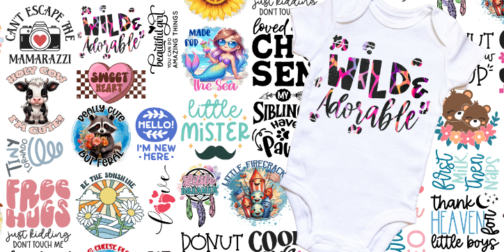 Kid Shirt Bundle – 40 Transfers
