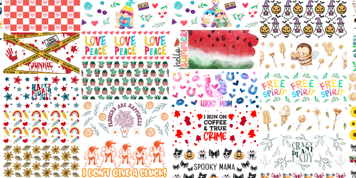 Glass Wrap Bundle – 38 Wraps for 16 oz Glass Cans