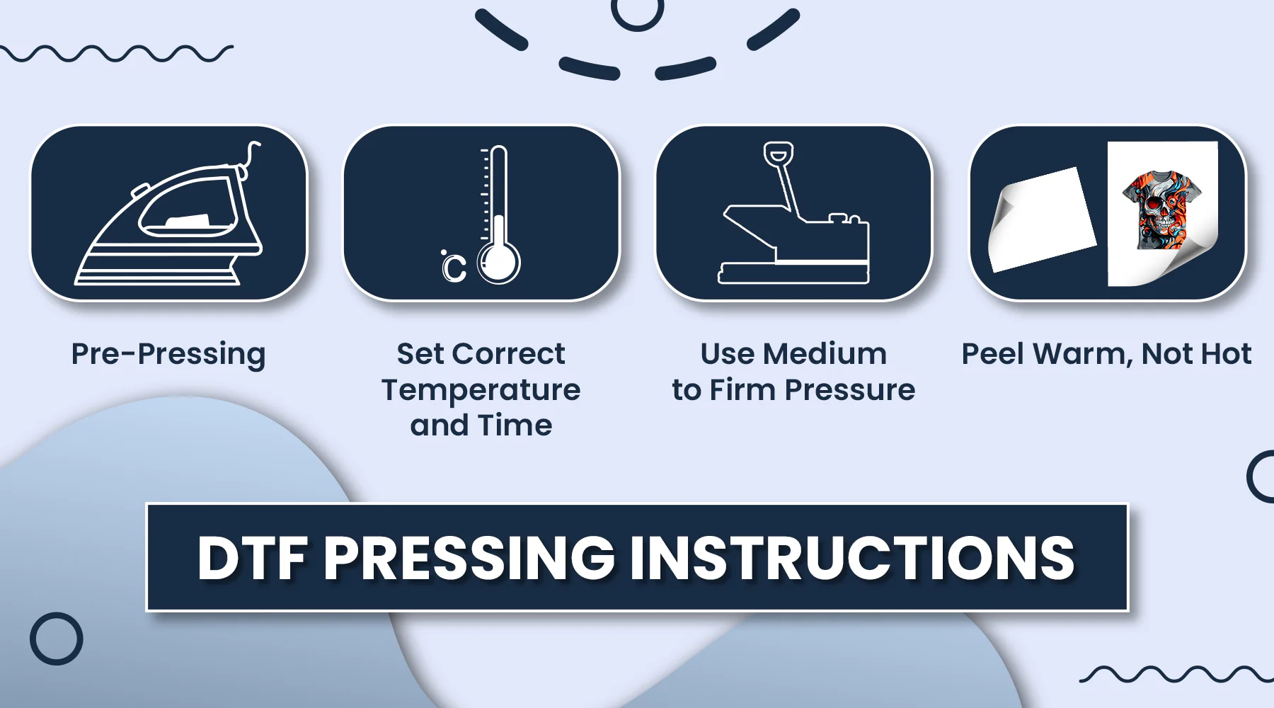 How to Apply Your DTF Transfers Like a Pro