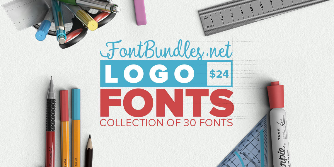 The Logo Fonts Bundle | Font Bundles