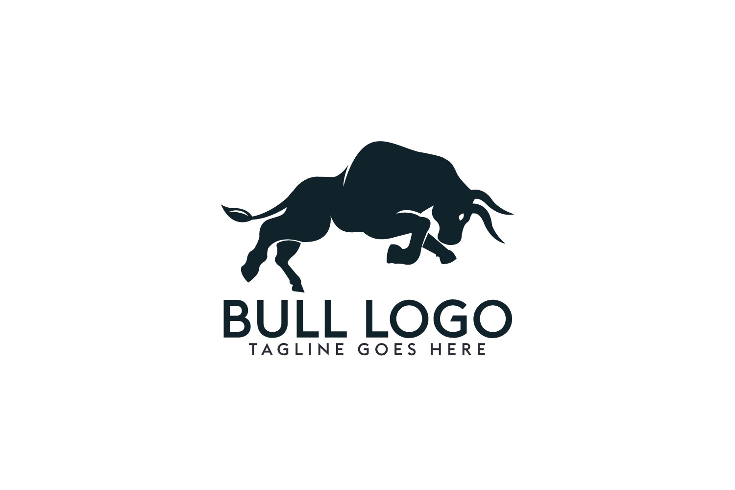 Bull logo design.