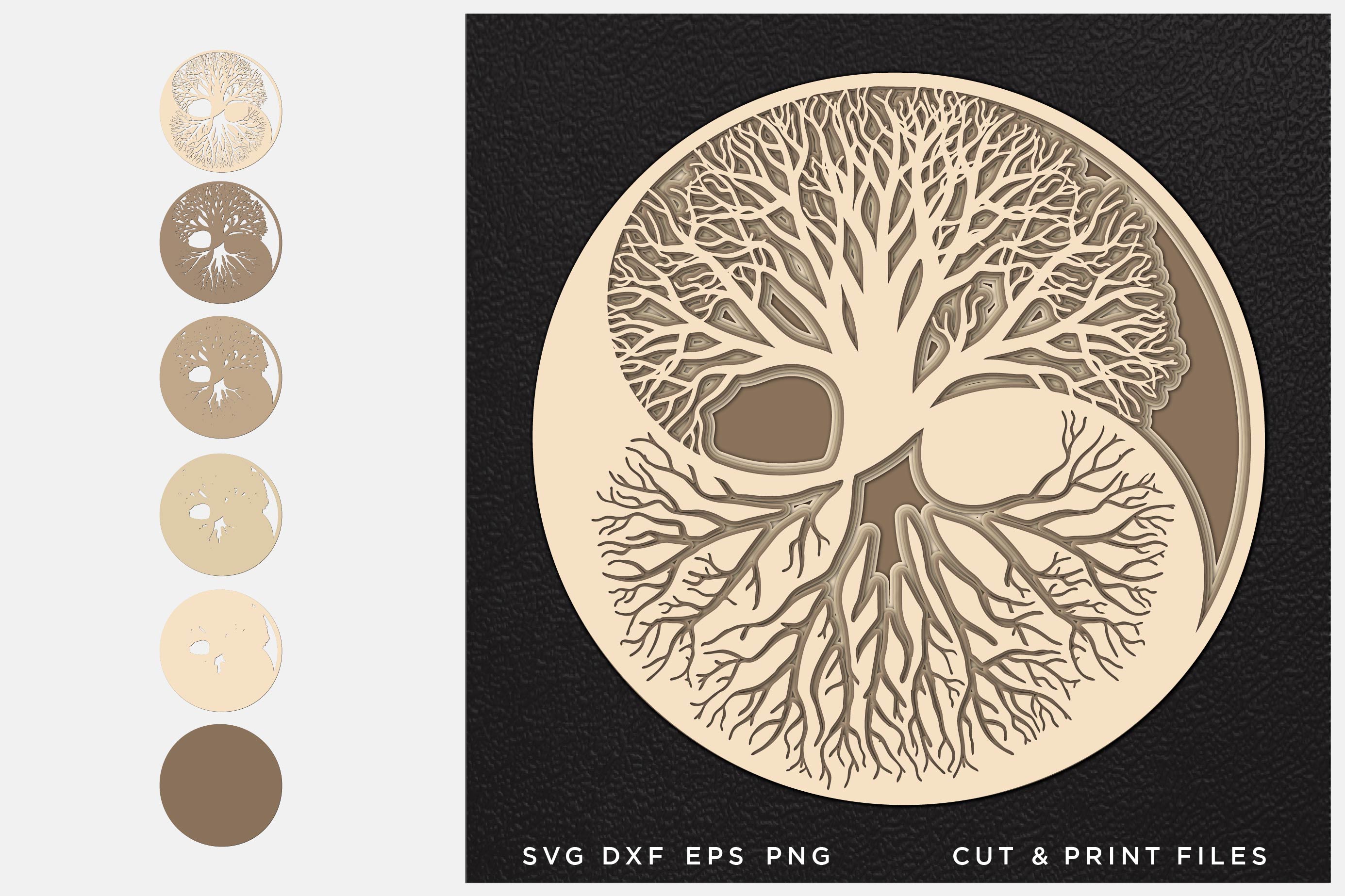 Free Free 124 Layered Tree Of Life Mandala SVG PNG EPS DXF File