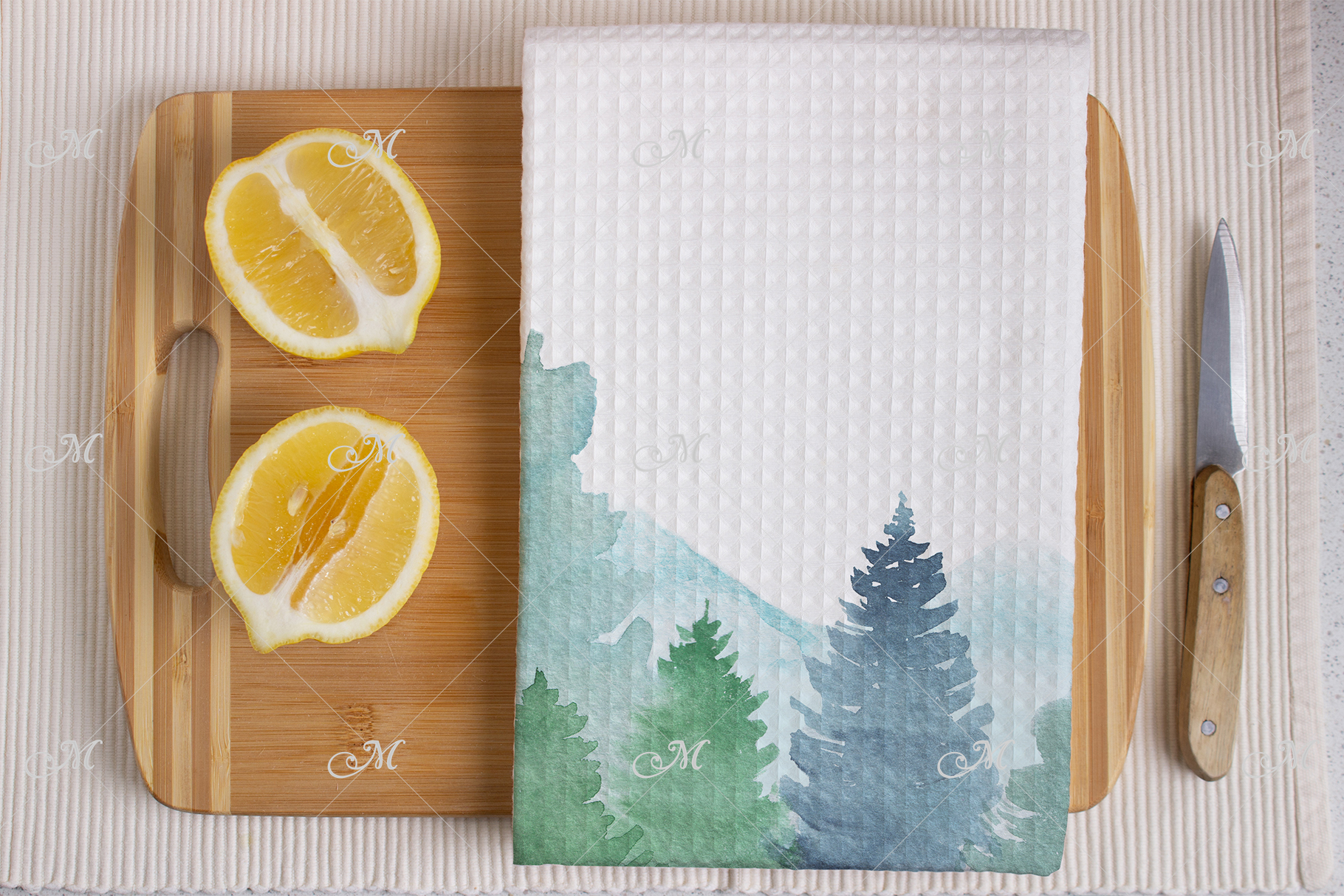 Download Kitchen Towel Mock-up II. PSD & JPEG