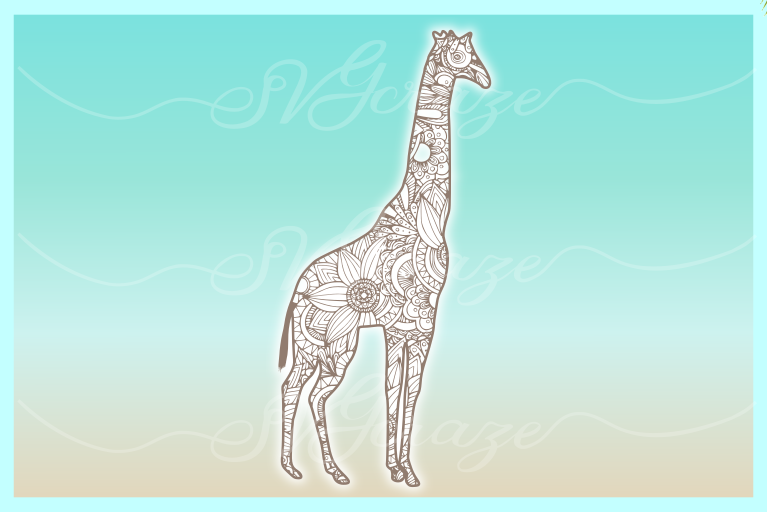 Free Free Mandala Giraffe Svg 720 SVG PNG EPS DXF File