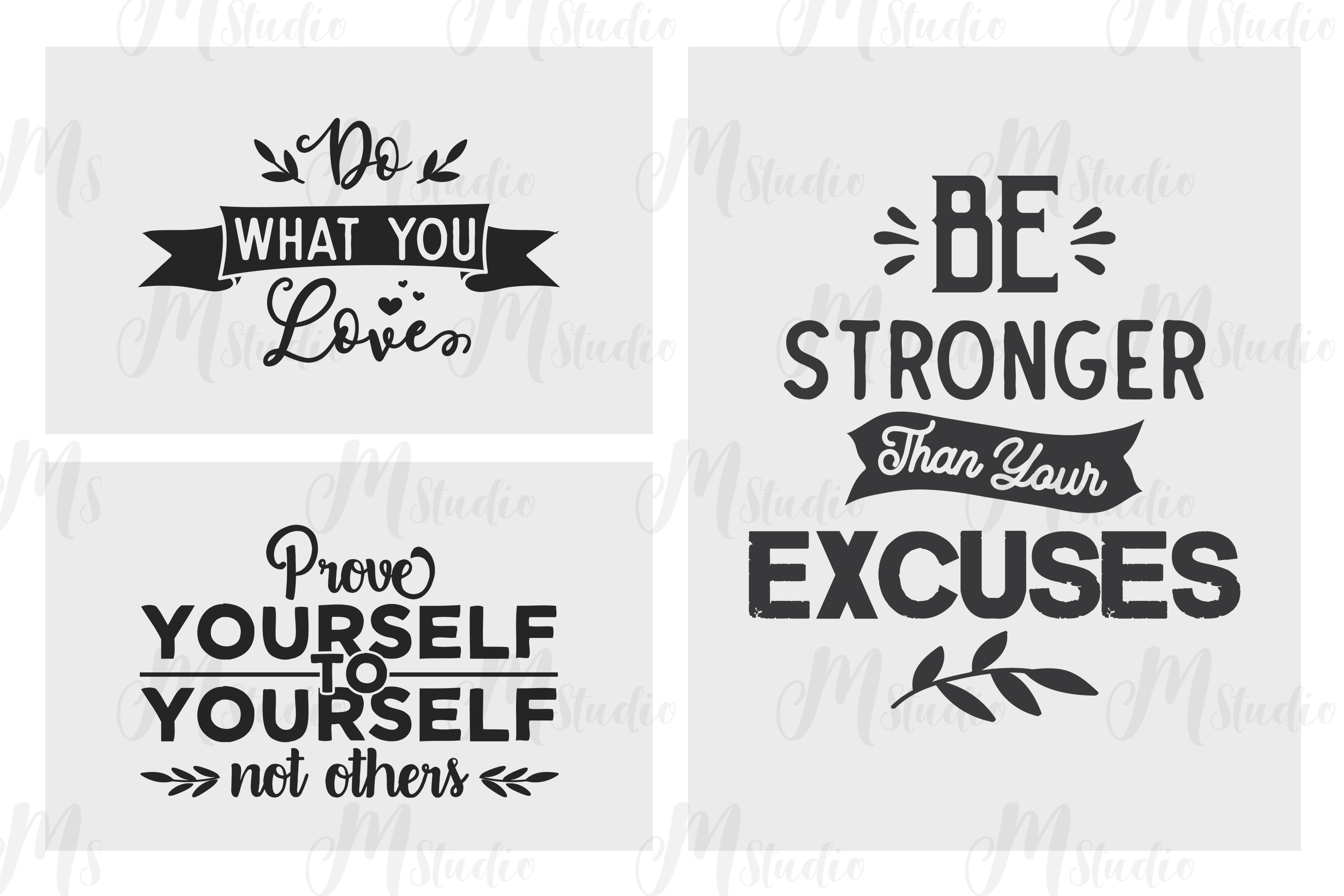 Download Motivational Quotes SVG BUNDLE.