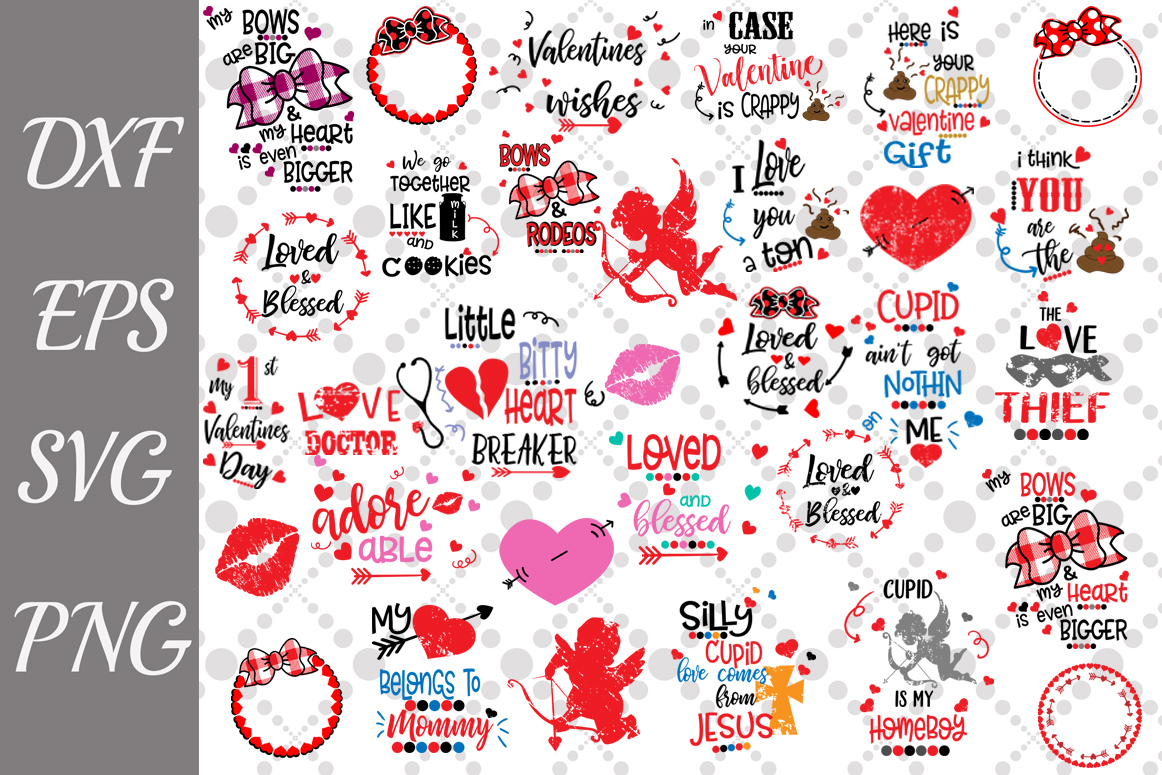 Valentine's Day Bundle Svg,Funny Valentines Quotes Svg