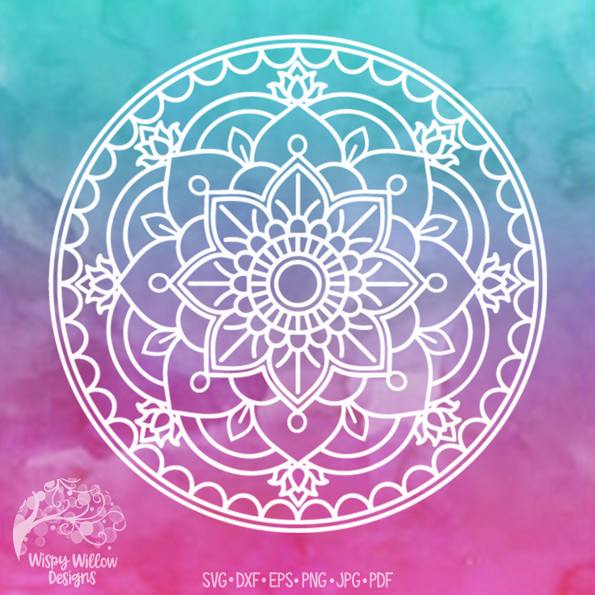 Download Mandala Bundle SVG Bundle | Monogram Mandala | Half ...