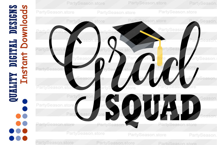 Download Grad Squad Svg Kindergarten Graduation Svg (126267) | SVGs ...