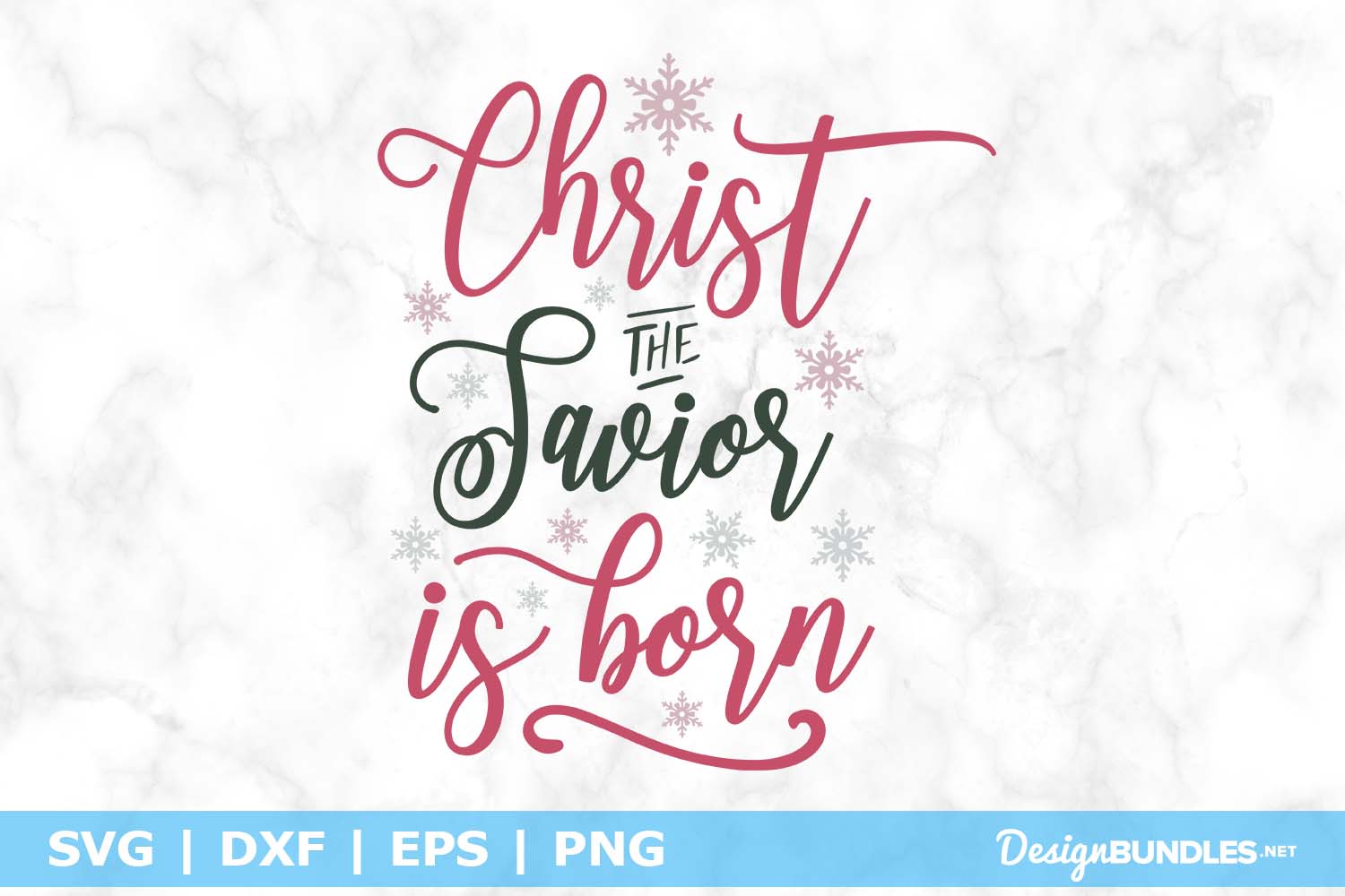 Christ the savior is born SVG File