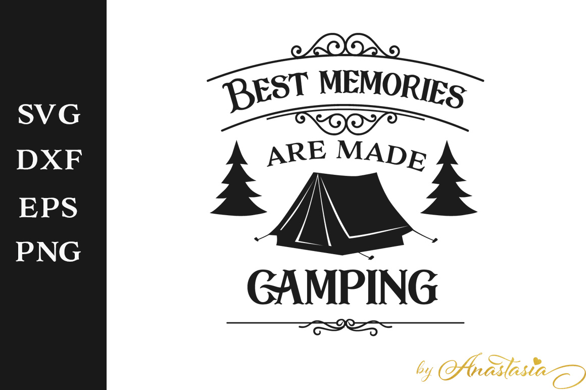 Best memories are made camping SVG Cutting File