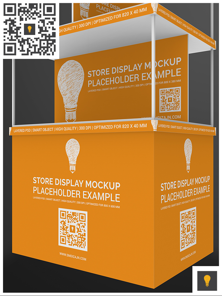 Store Display Mockup (38531) Signage Design Bundles