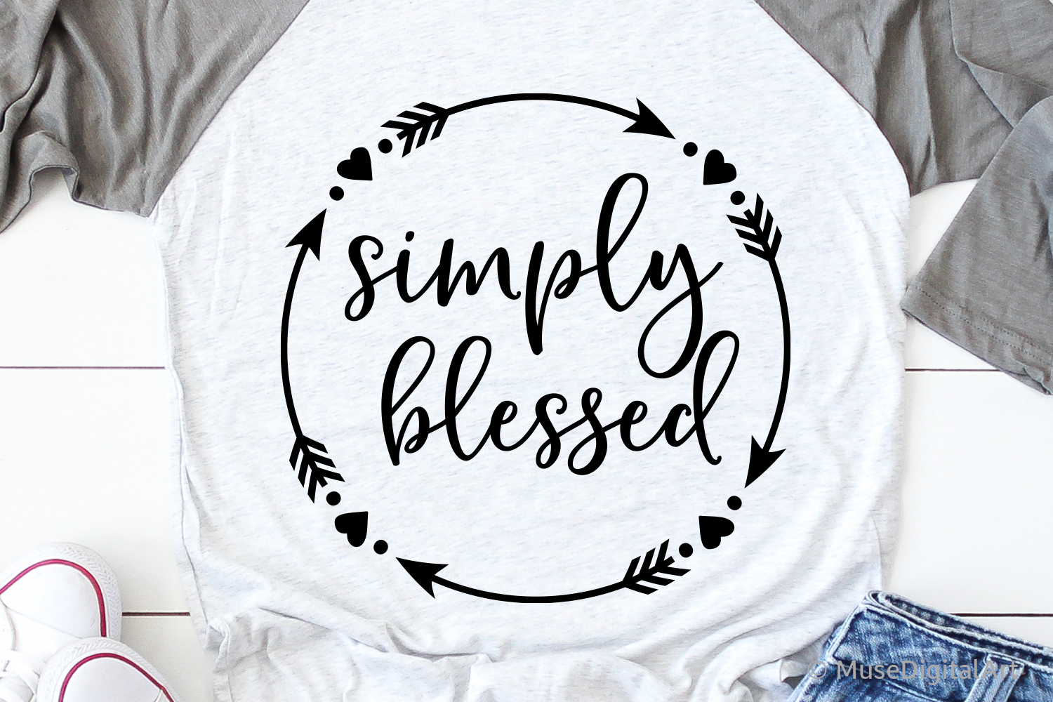 Download Simply Blessed Svg, Scripture Svg, Bible Quote Svg, Bible