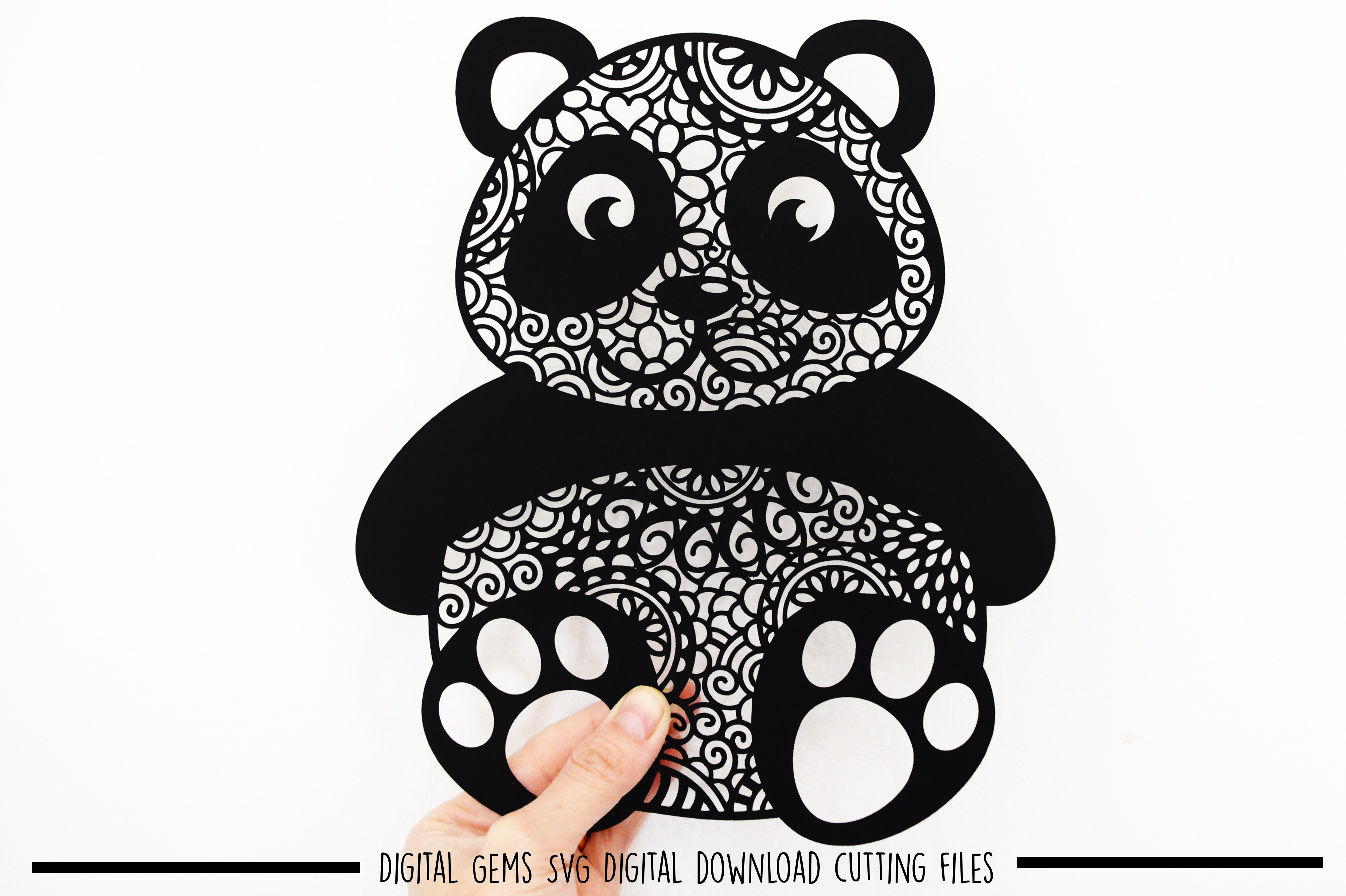 Download Panda Paper Cut SVG / DXF / EPS Files (94778) | SVGs ...