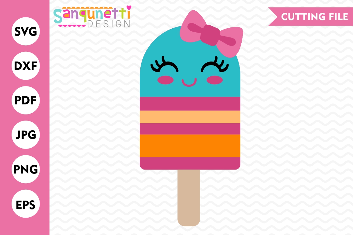 Download Popsicle SVG, popsicle with bow svg, summer svg, sweets svg