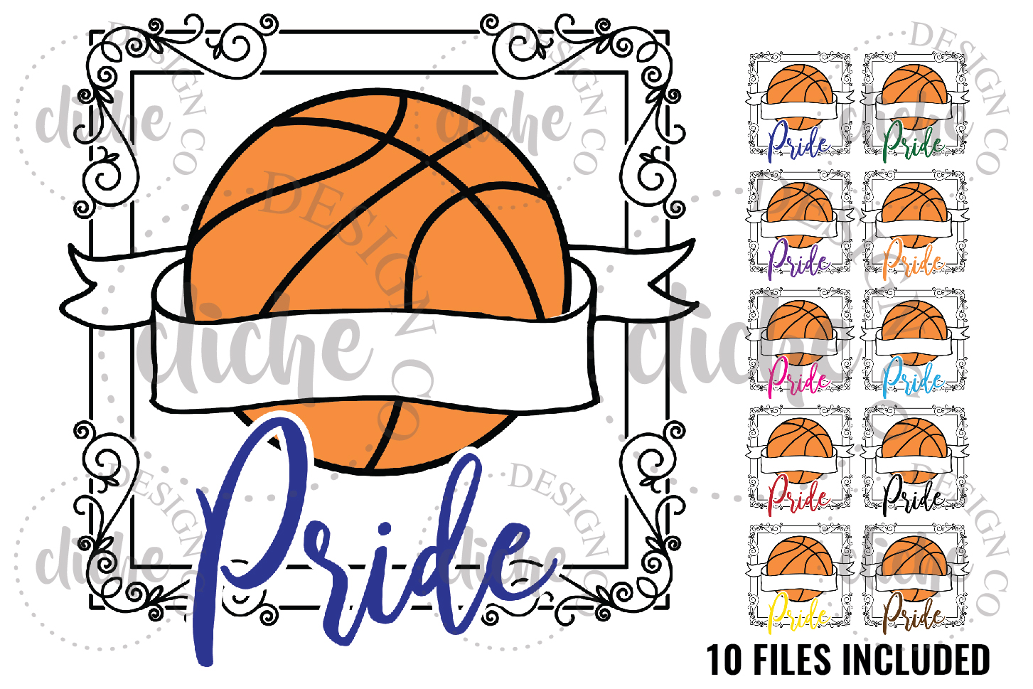 Download Preppy Basketball Sublimation Design Bundle