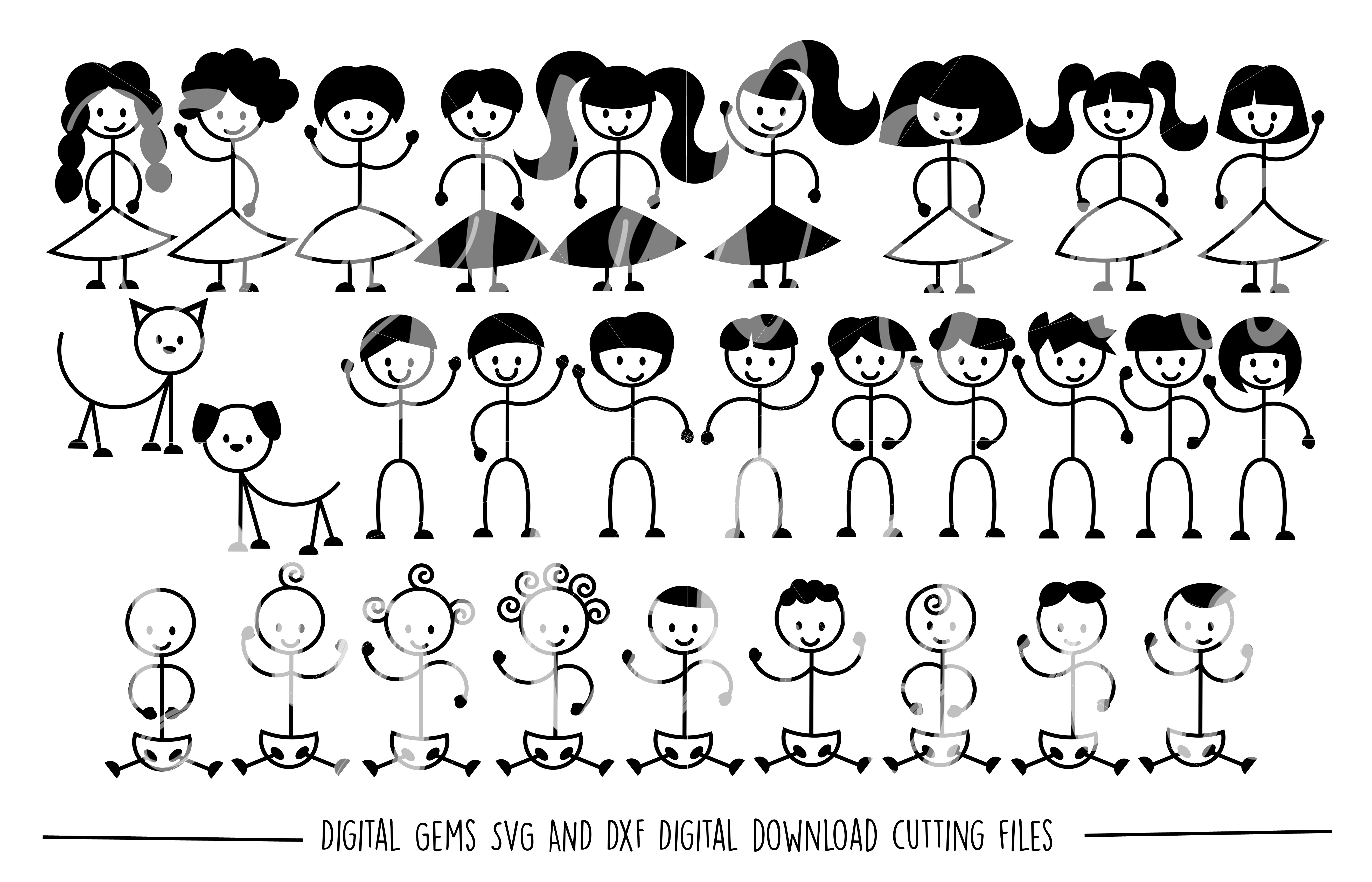 Download Stick People SVG / DXF / EPS / PNG files (19920) | SVGs ...