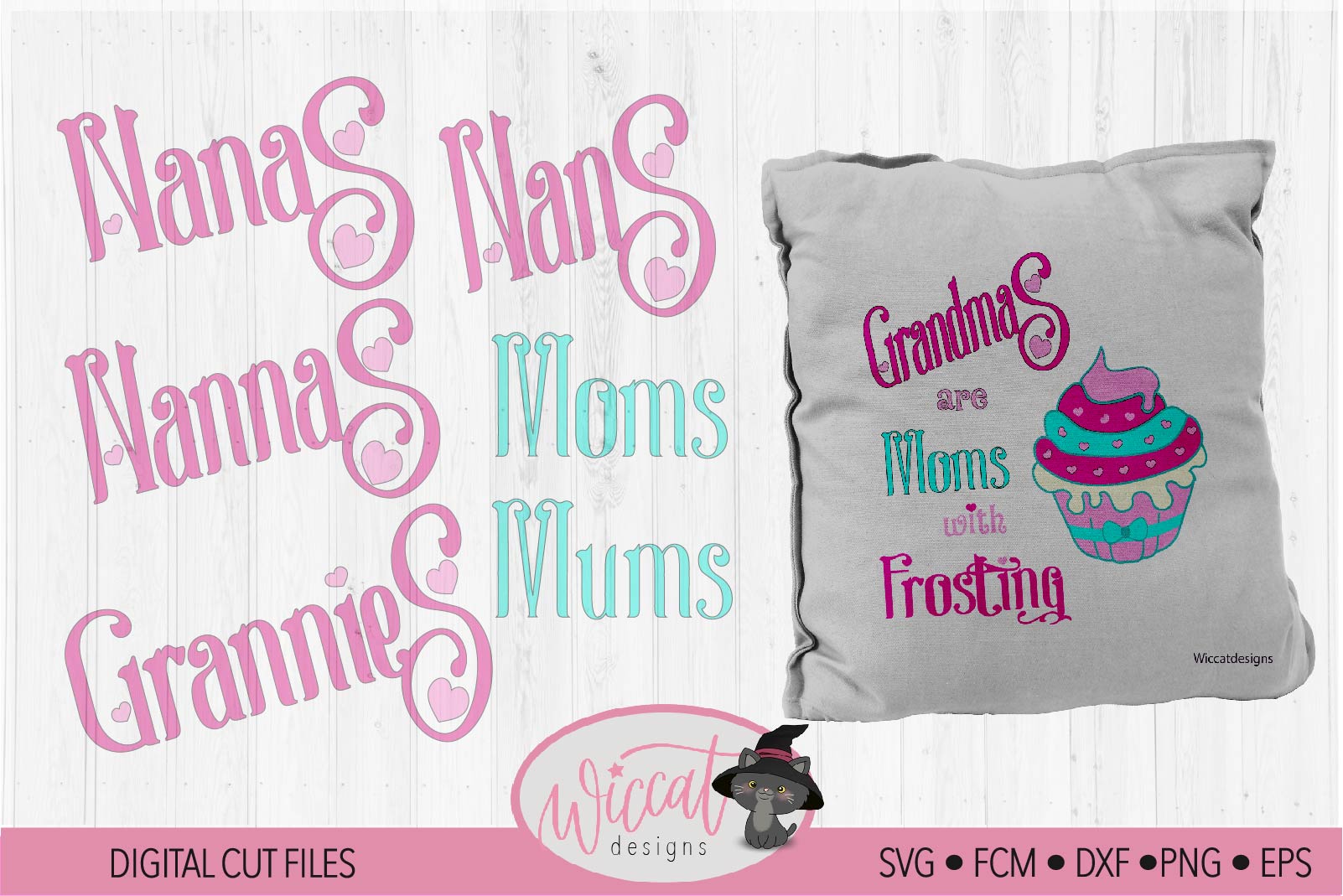 Download Grandma Cupcake quote svg, moms with frosting (75218) | SVGs | Design Bundles