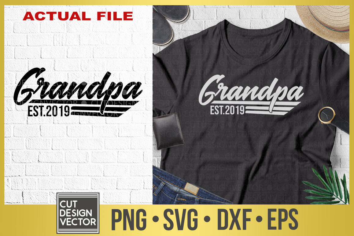 Download Grandpa Est. 2019 SVG