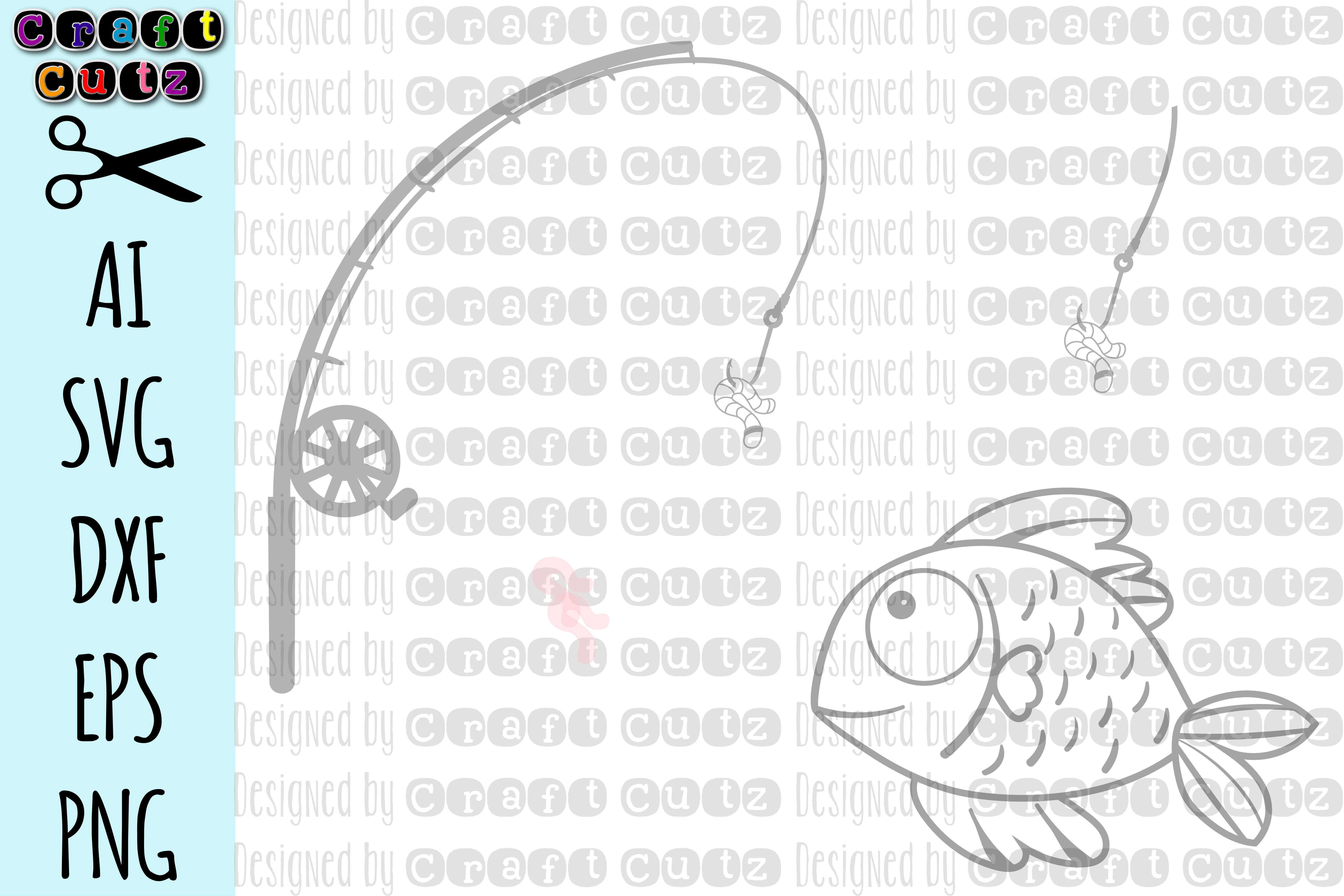 Download Fishing Dad svg, Dad and Baby svg, Fishing Pole, Fish DXF ...