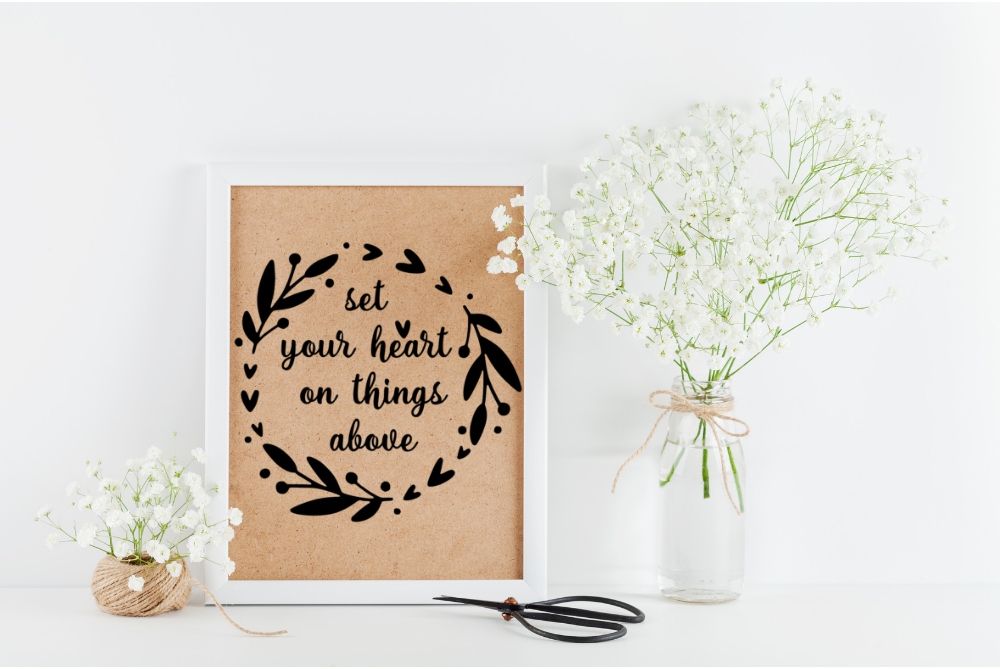 Download Set your heart on things above, Christian faith svg dxf ...