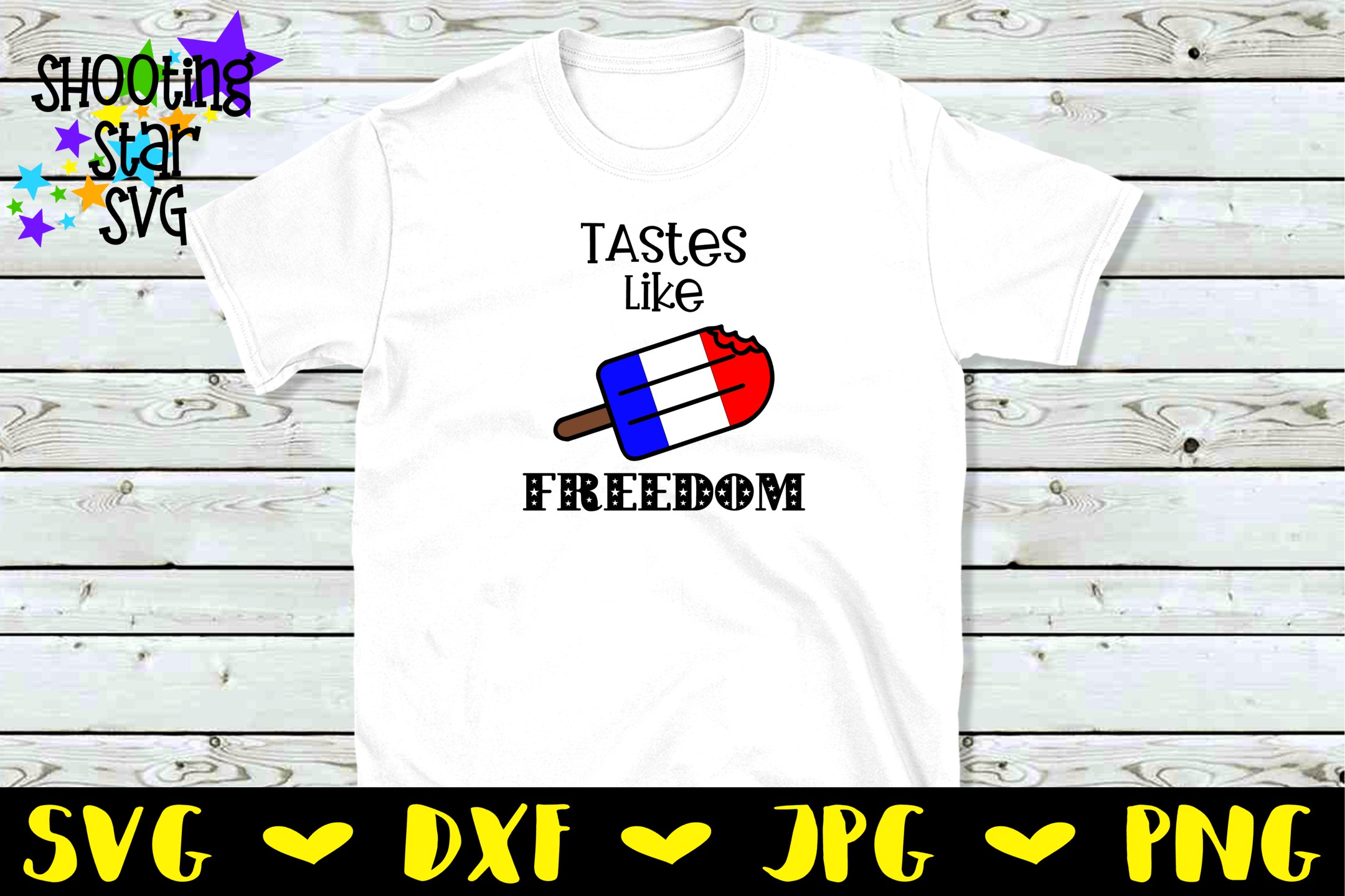 Download Tastes Like Freedom Popsicle - Fourth of July SVG