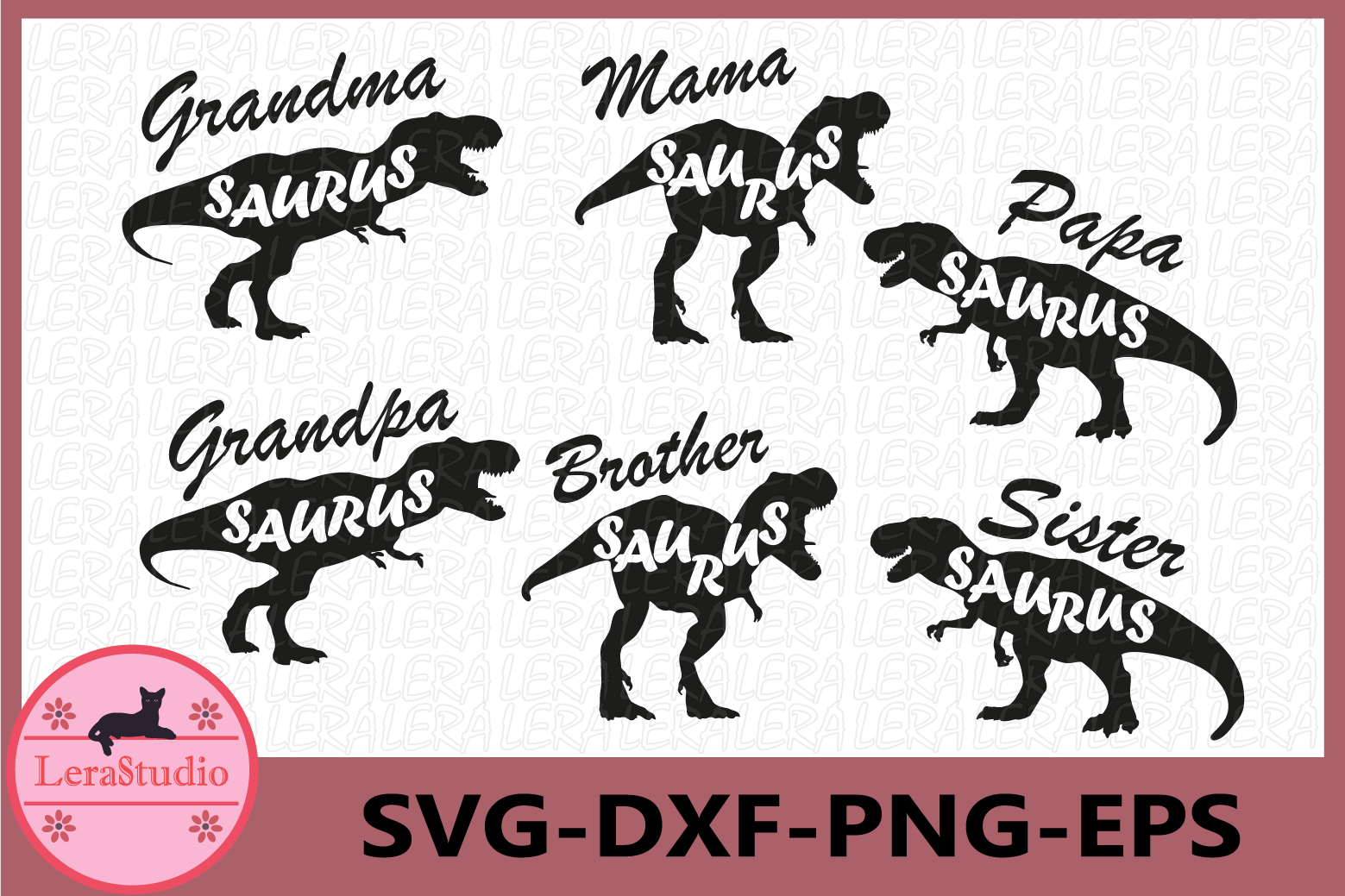 Download Dinosaur Family Svg, Dinosaurs SVG, T-Rex Dinosaur