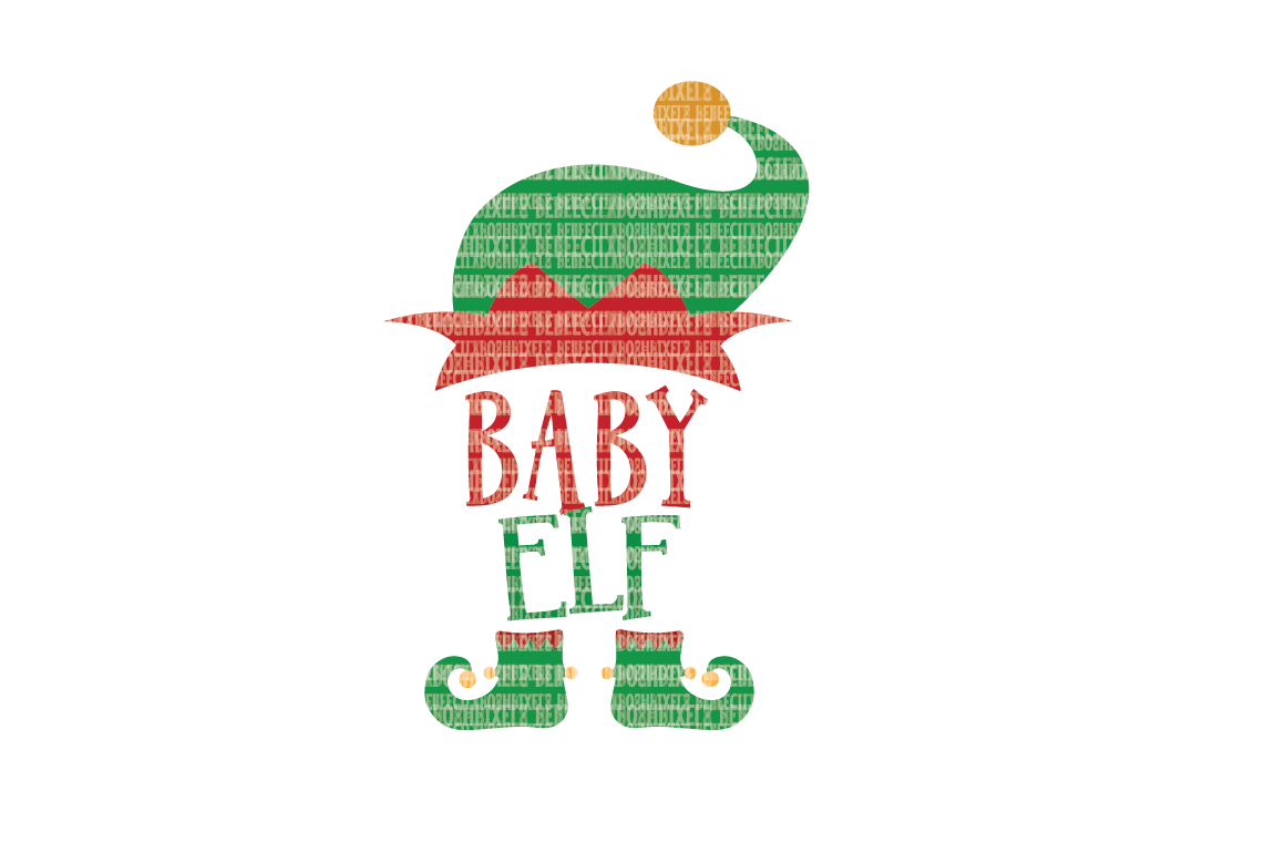 Download Christmas SVG File, Baby Elf SVG Files for Cameo and Cricut Design Space Iron on Decal Printable ...