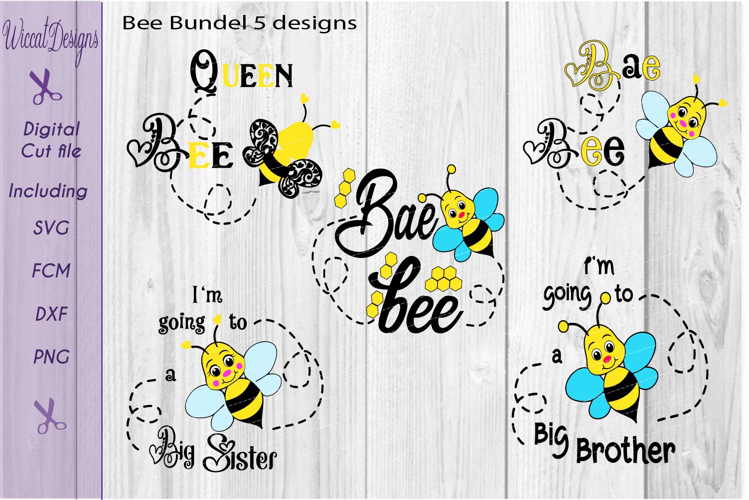 Bee bundle, Queen bee svg, sister svg, brother svg, Bumble bee svg,