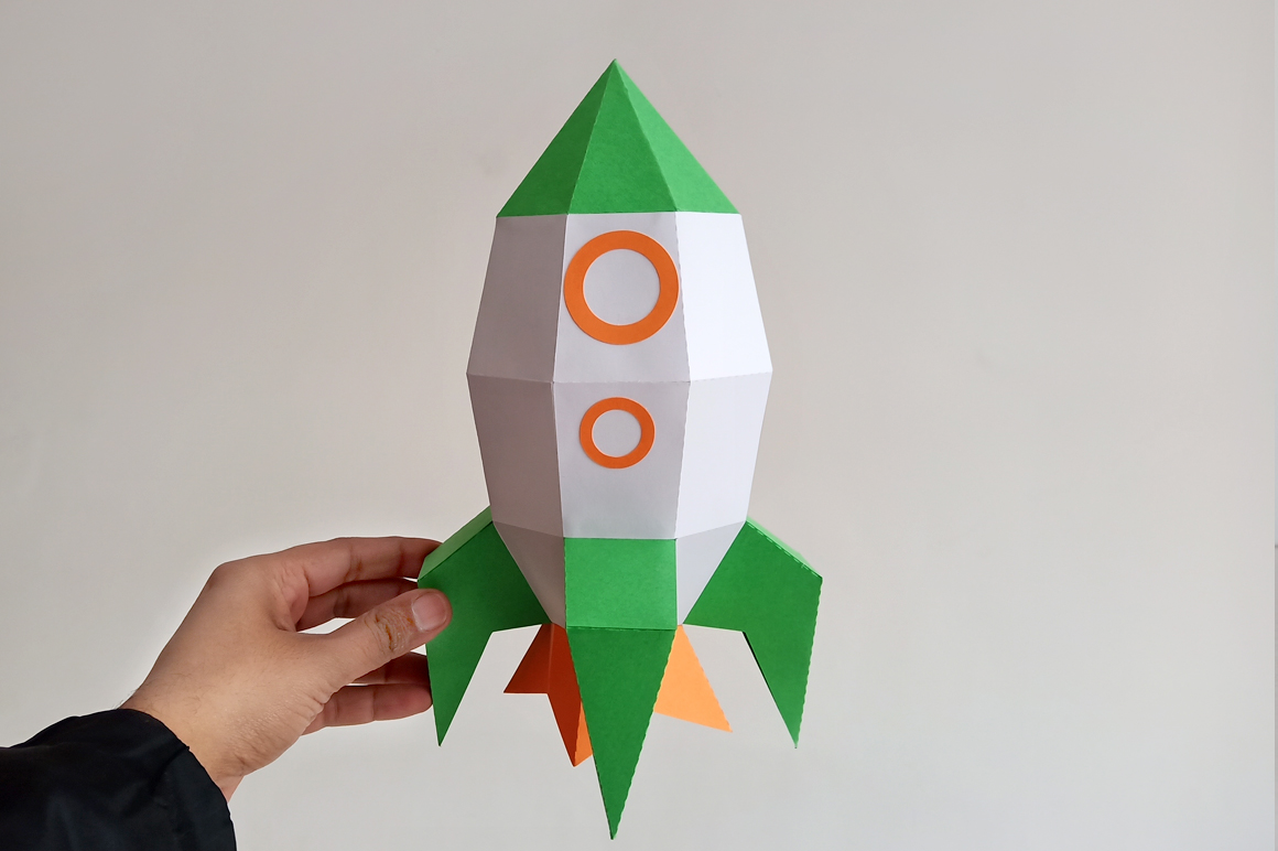 DIY Rocket - 3d papercraft