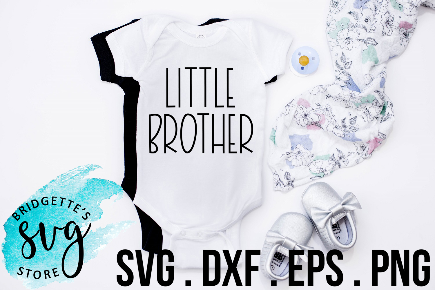 Little Brother SVG, DXF, PNG, EPS File Cricut Silhouette