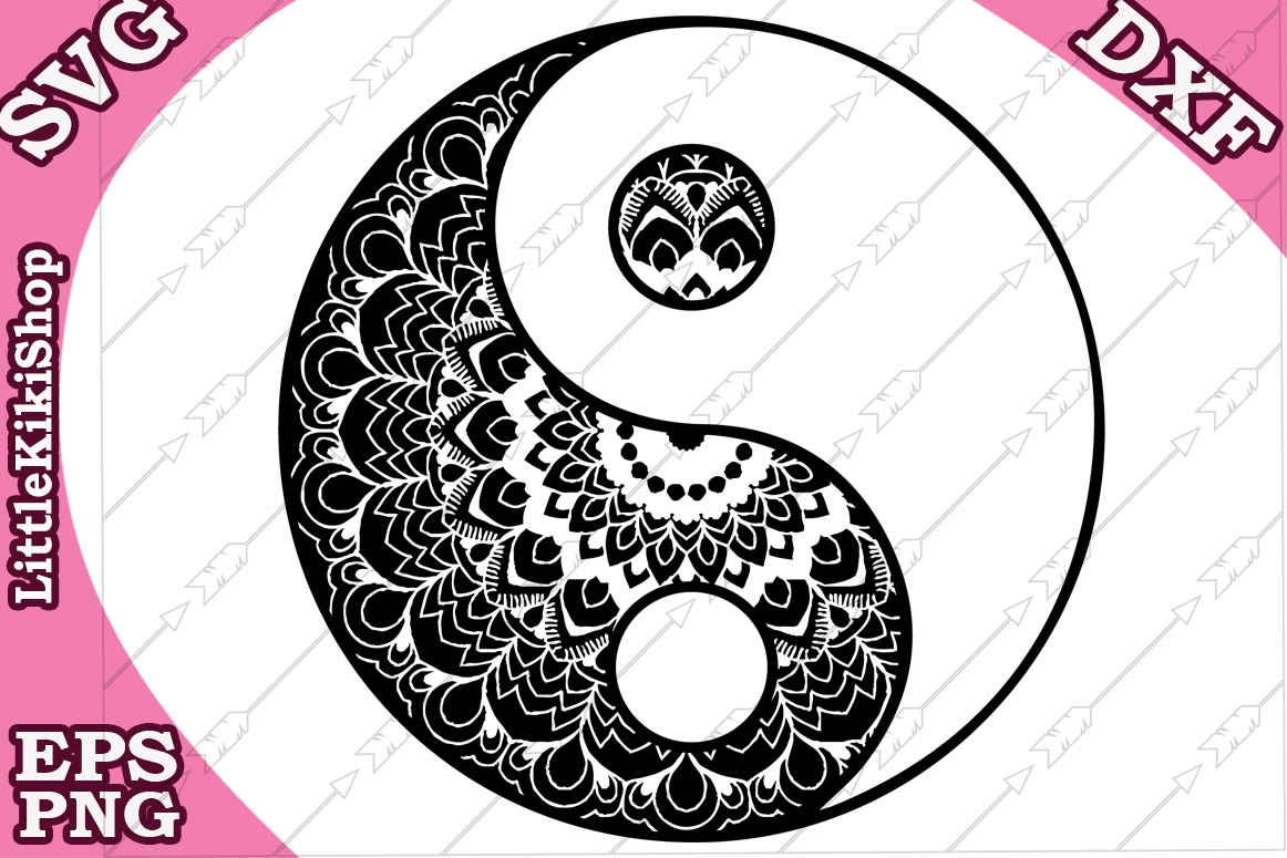 Download Yin Yang Svg, mandala Yin Yang Svg, Yin Yang tattoo Svg