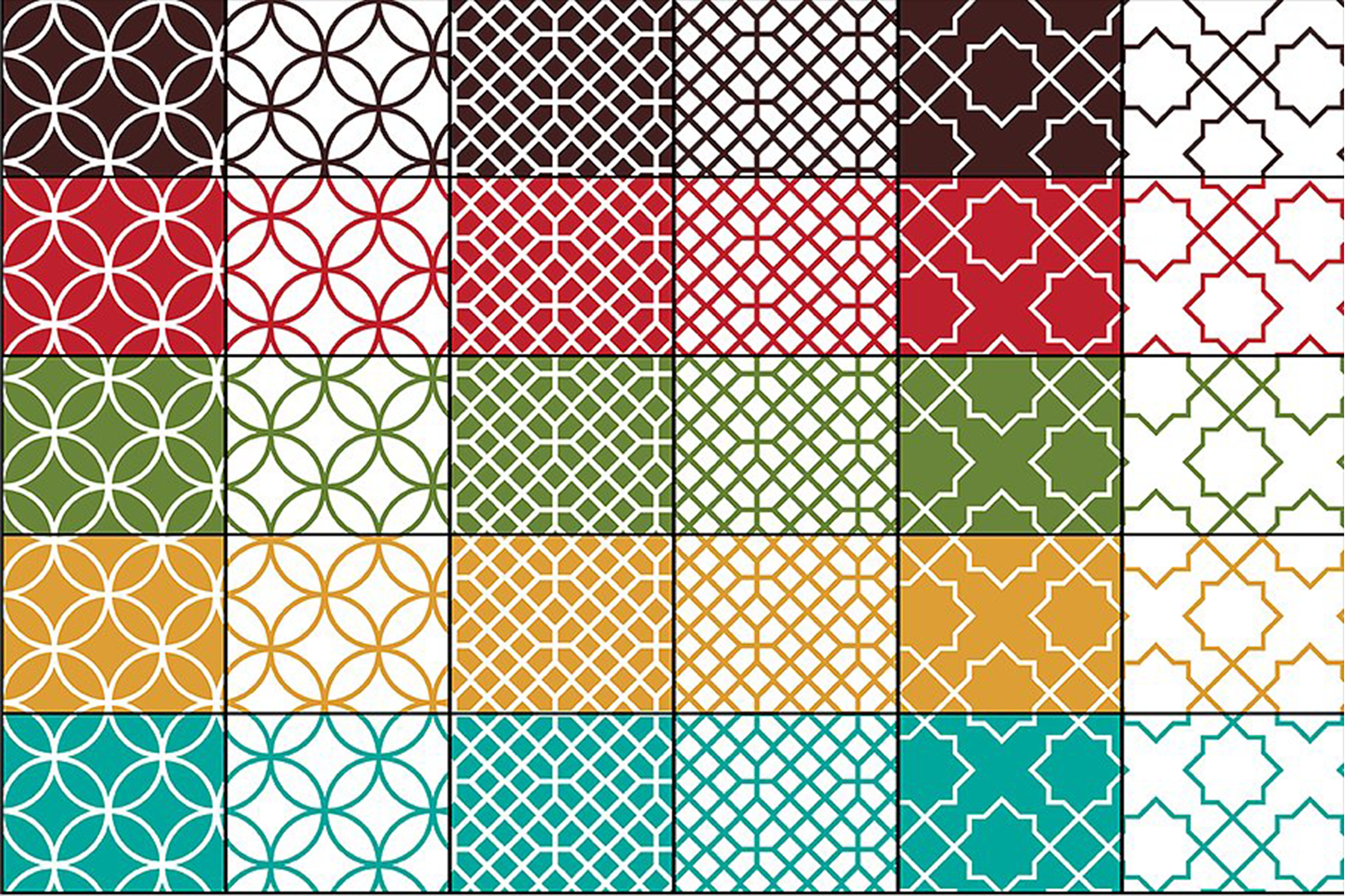 Seamless Moroccan Patterns & Tiles