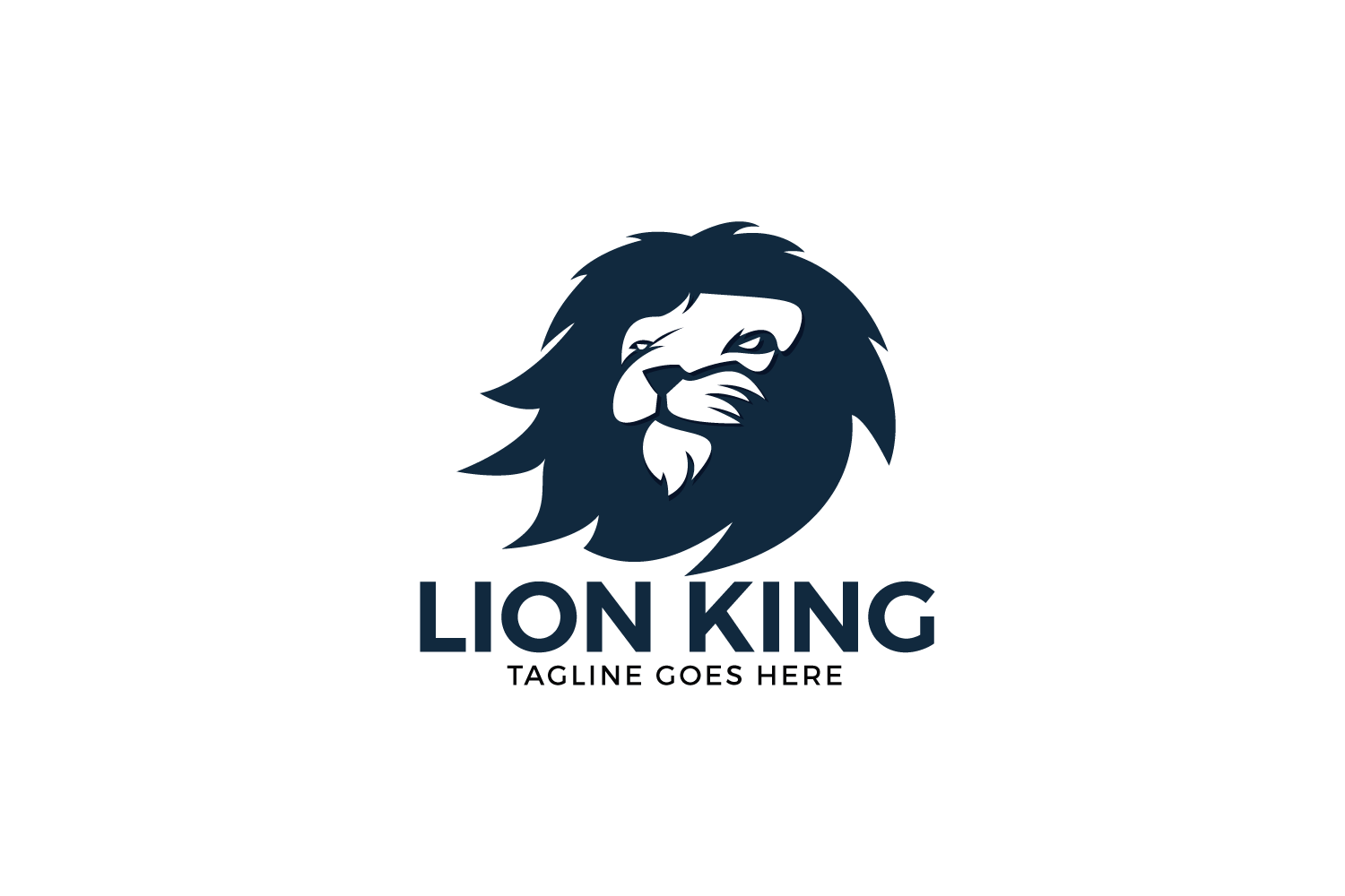 Lion King logo design.