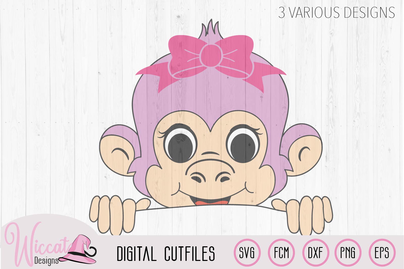 Peekaboo Girl monkey svg, baby design