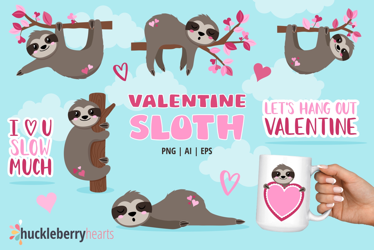 valentine-sloths-clipart