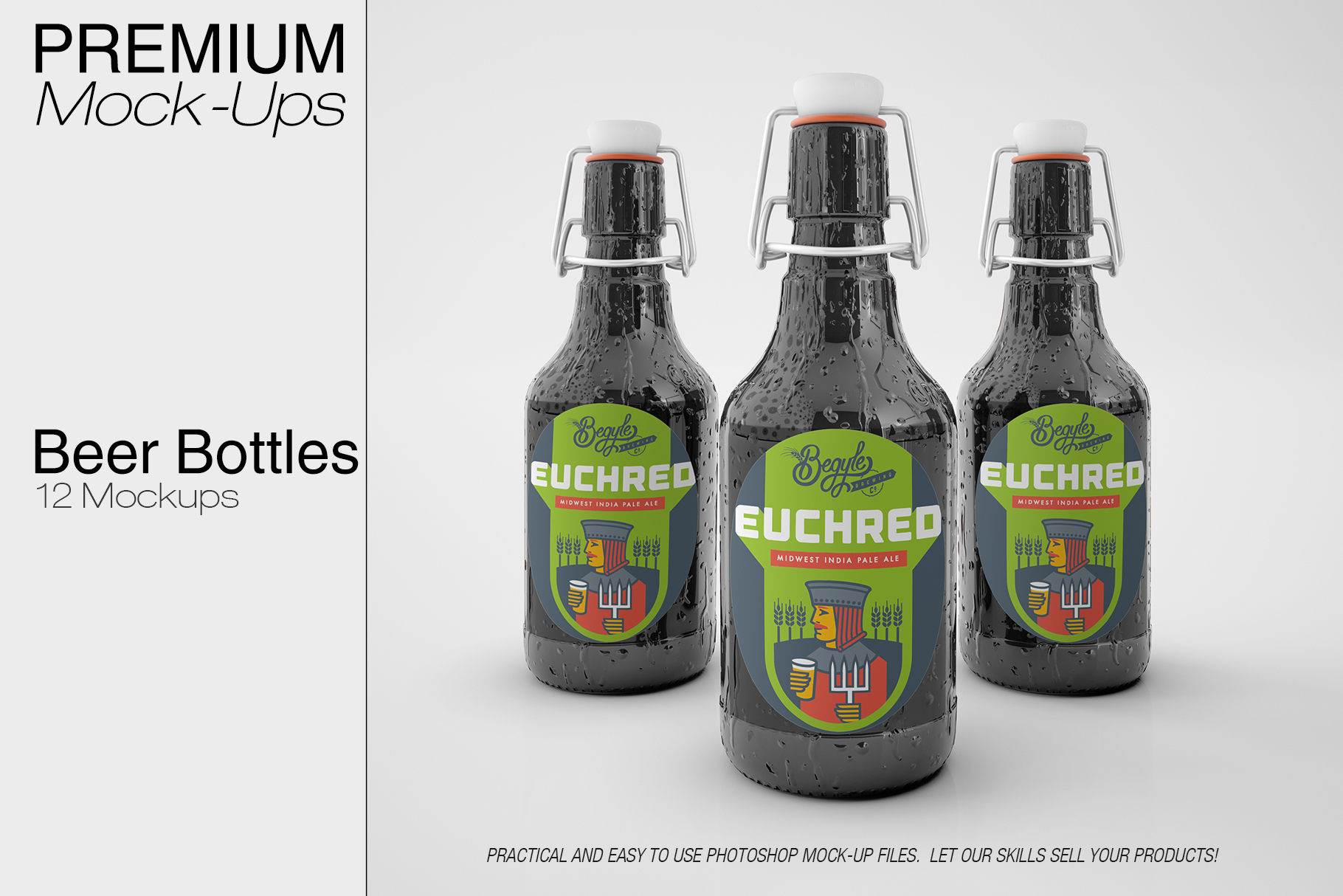 Download Beer Bottle Mockup Pack