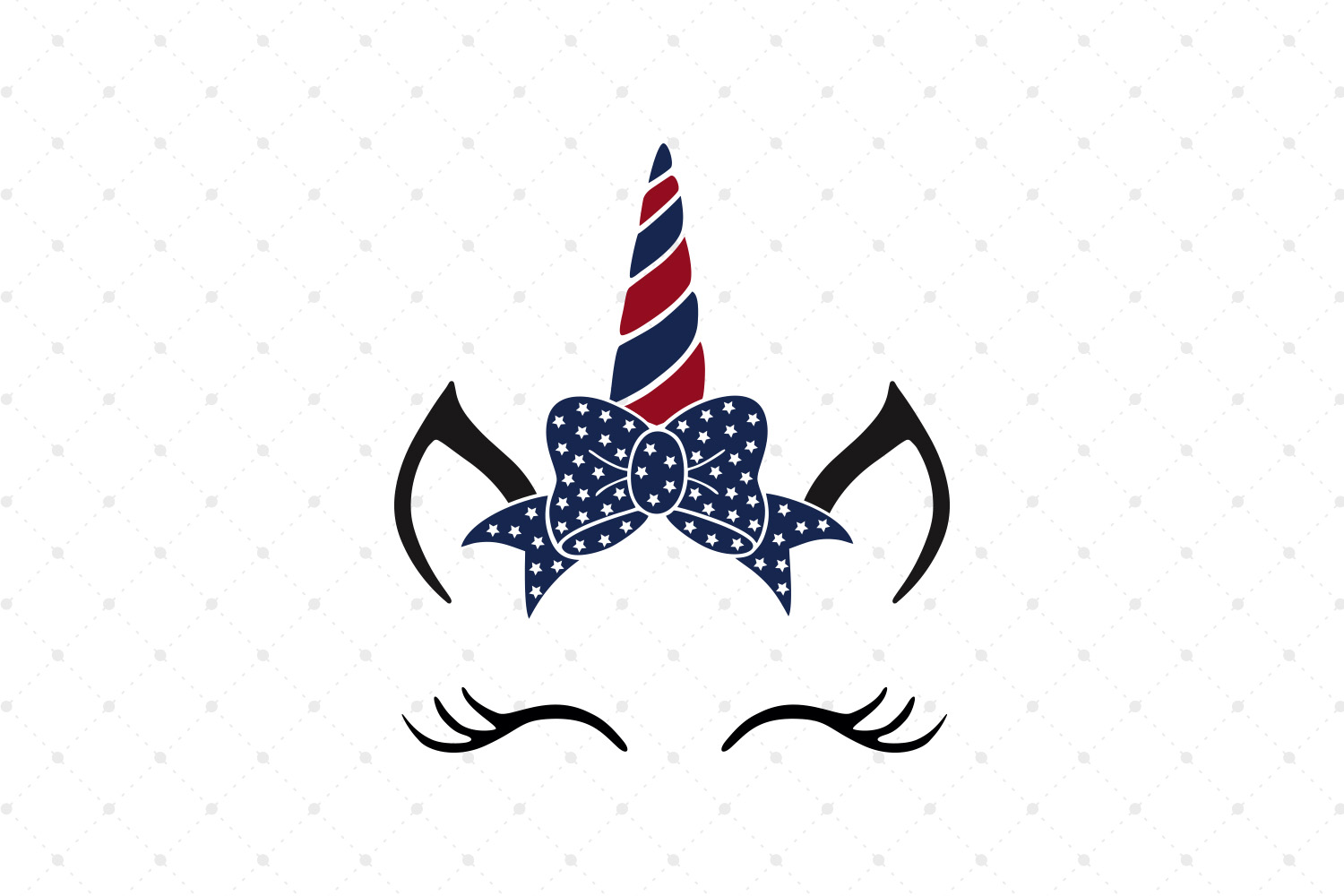 4th of July Unicorn SVG Cut Files