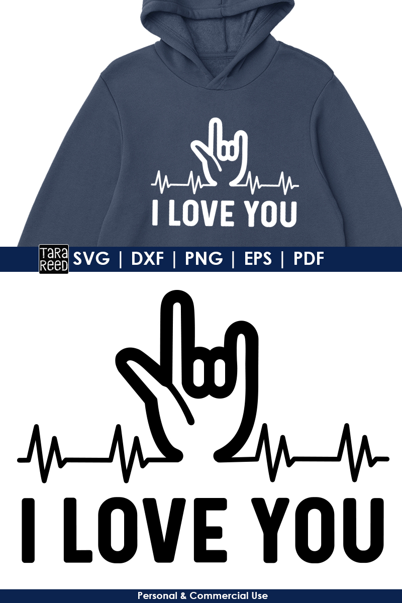 I Love You In Asl Svg - Layered SVG Cut File - Creative All Free Fonts