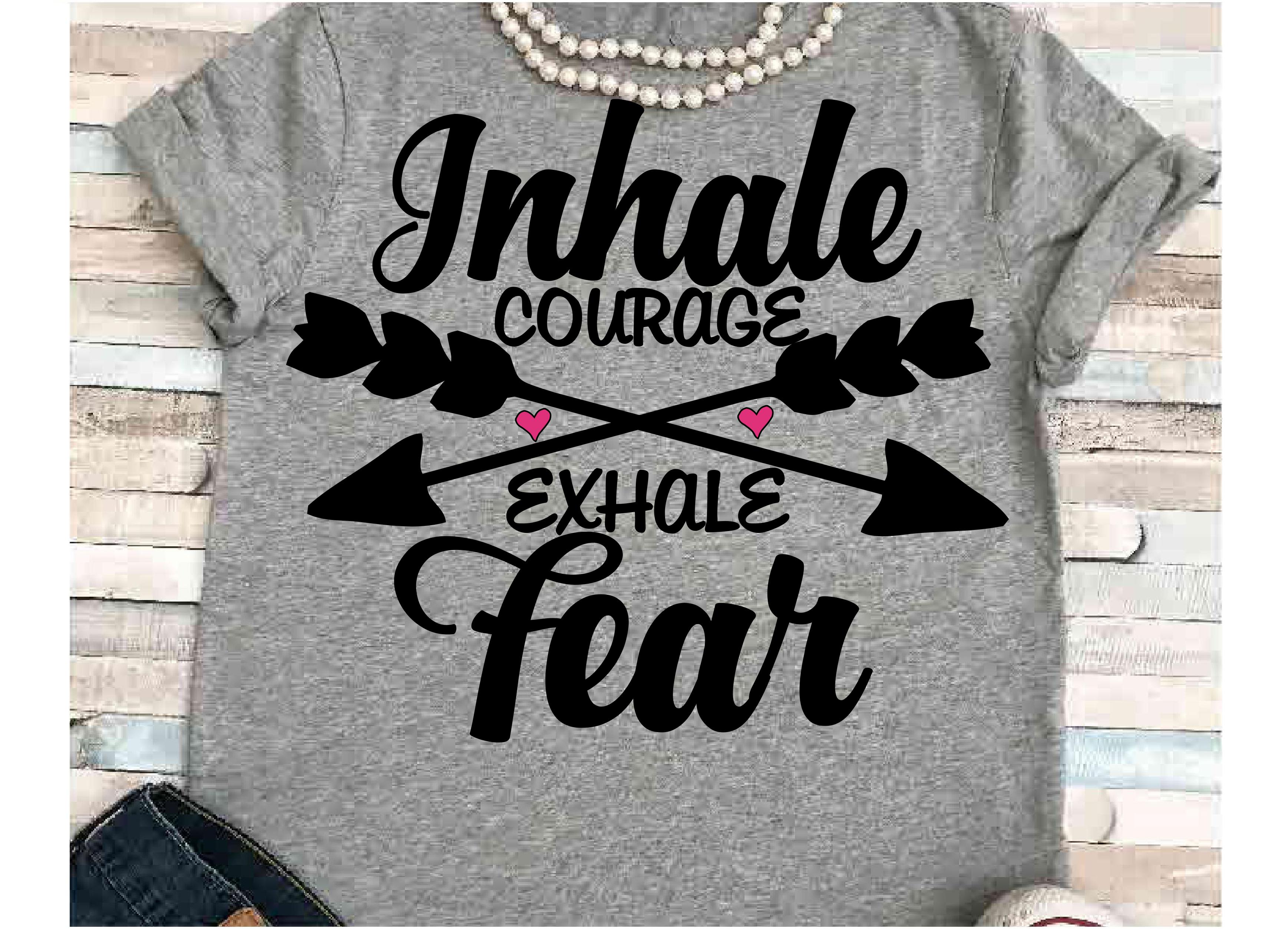 Download Faith svg SVG DXF JPEG Silhouette Cameo Cricut Jesus svg iron on Inhale courage Exhale Fear ...