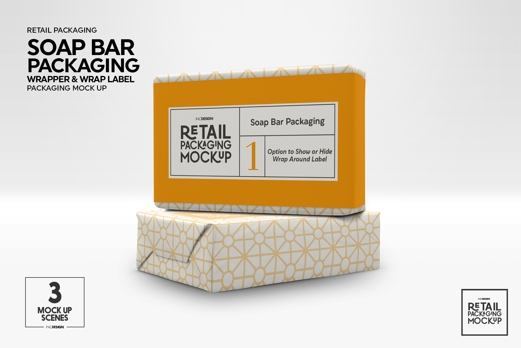 Retail Soap Bar Packaging Mockup