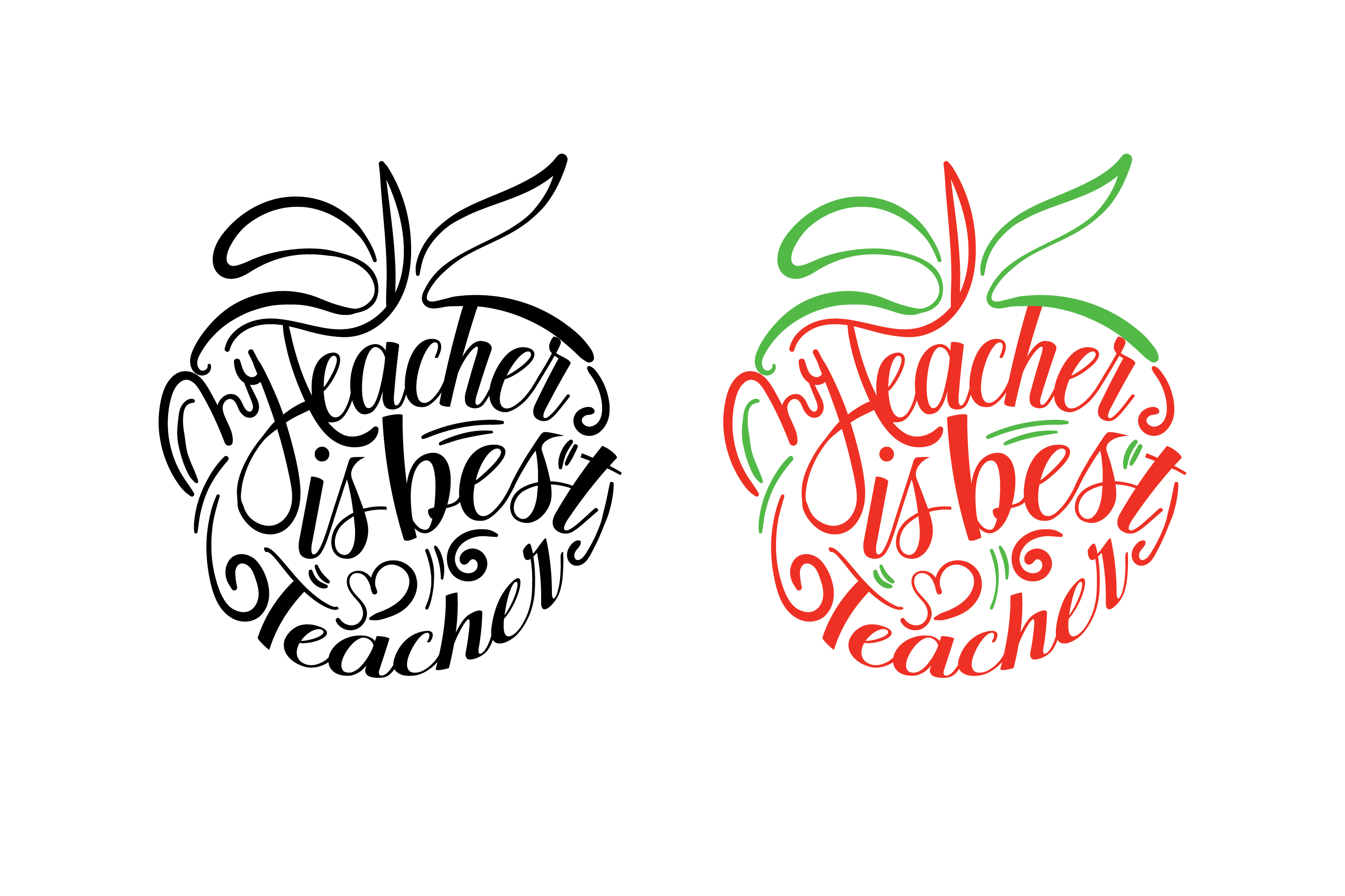 My Teacher is Best Teacher SVG (373146) | SVGs | Design Bundles