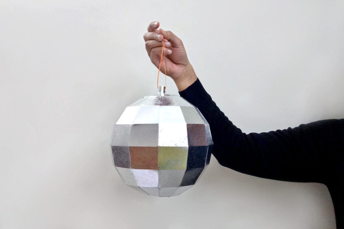 DIY Disco Ball 3d papercraft