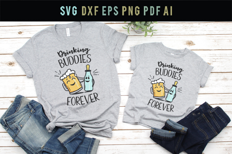 Download Free Drinking Buddies Svg Search PSD Mockup Template