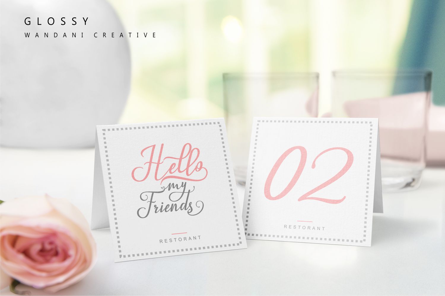 Download Glossy Font (161328) | Calligraphy | Font Bundles