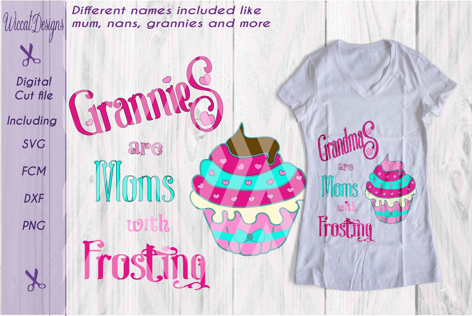 Download Grandma svg, Birthday Cupcake svg, nanna svg, mothersday svg, shirt svg,