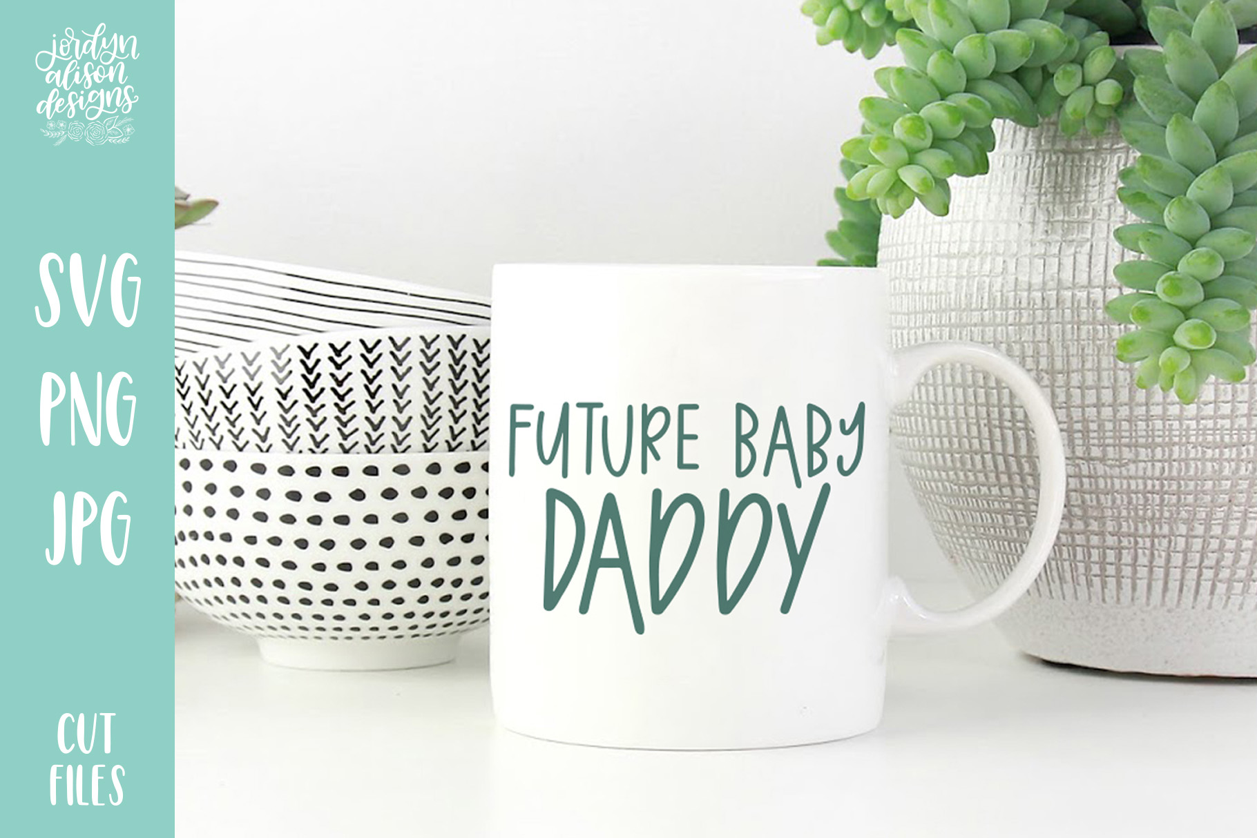 Download Future Baby Daddy, New Parent Baby SVG Cut File (234929 ...